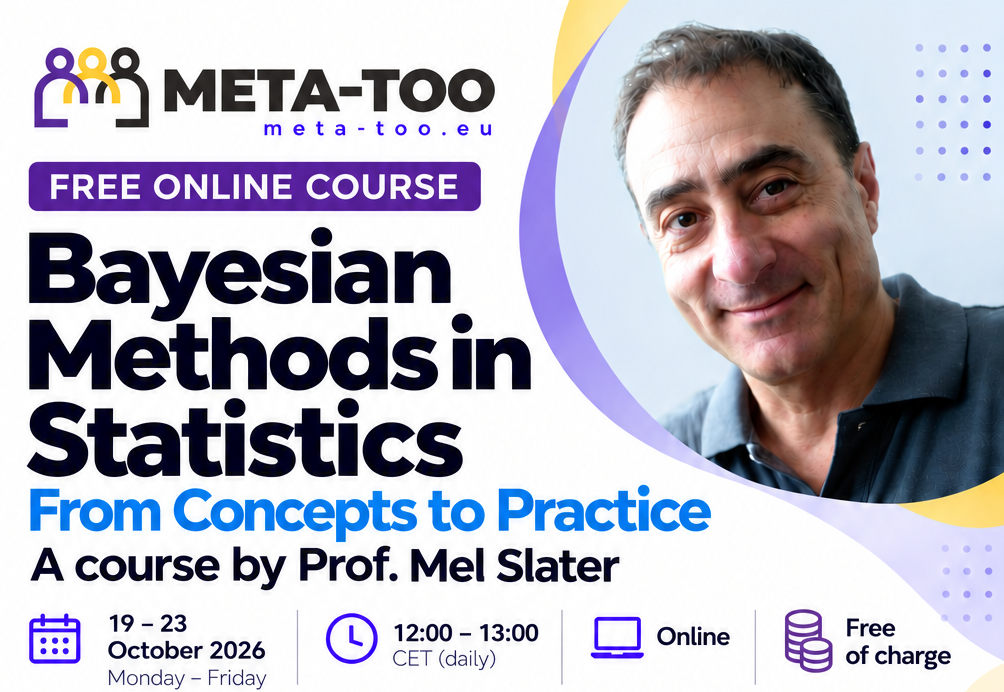 Free META-TOO Online Course: Bayesian Methods in Statistics – From Concepts to Practice